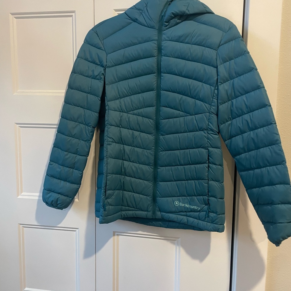 Womens Puffer Jacket - Teal